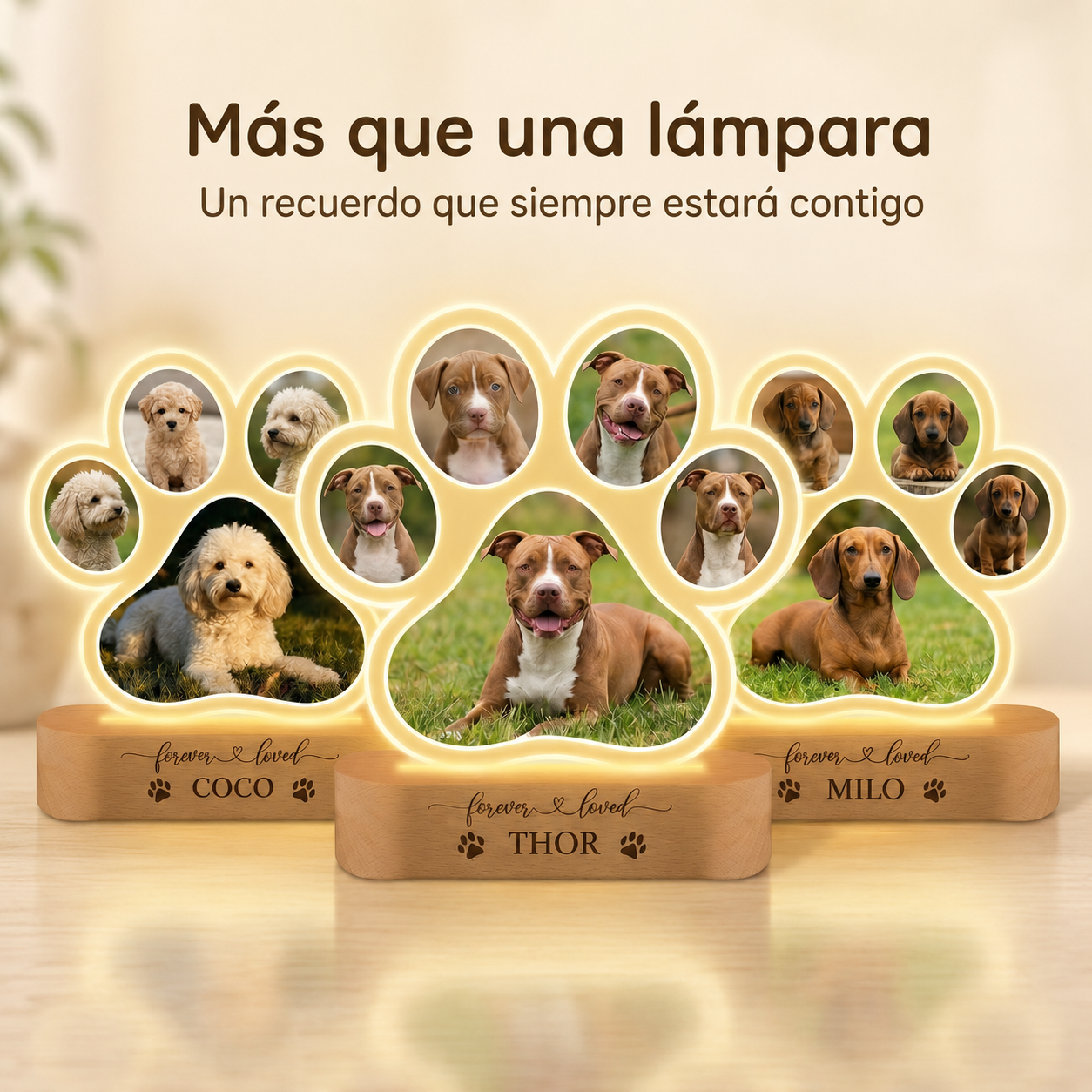 Lámpara Personalizada Mascota